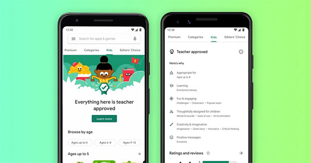 Tab Kids mới trong Google Play
