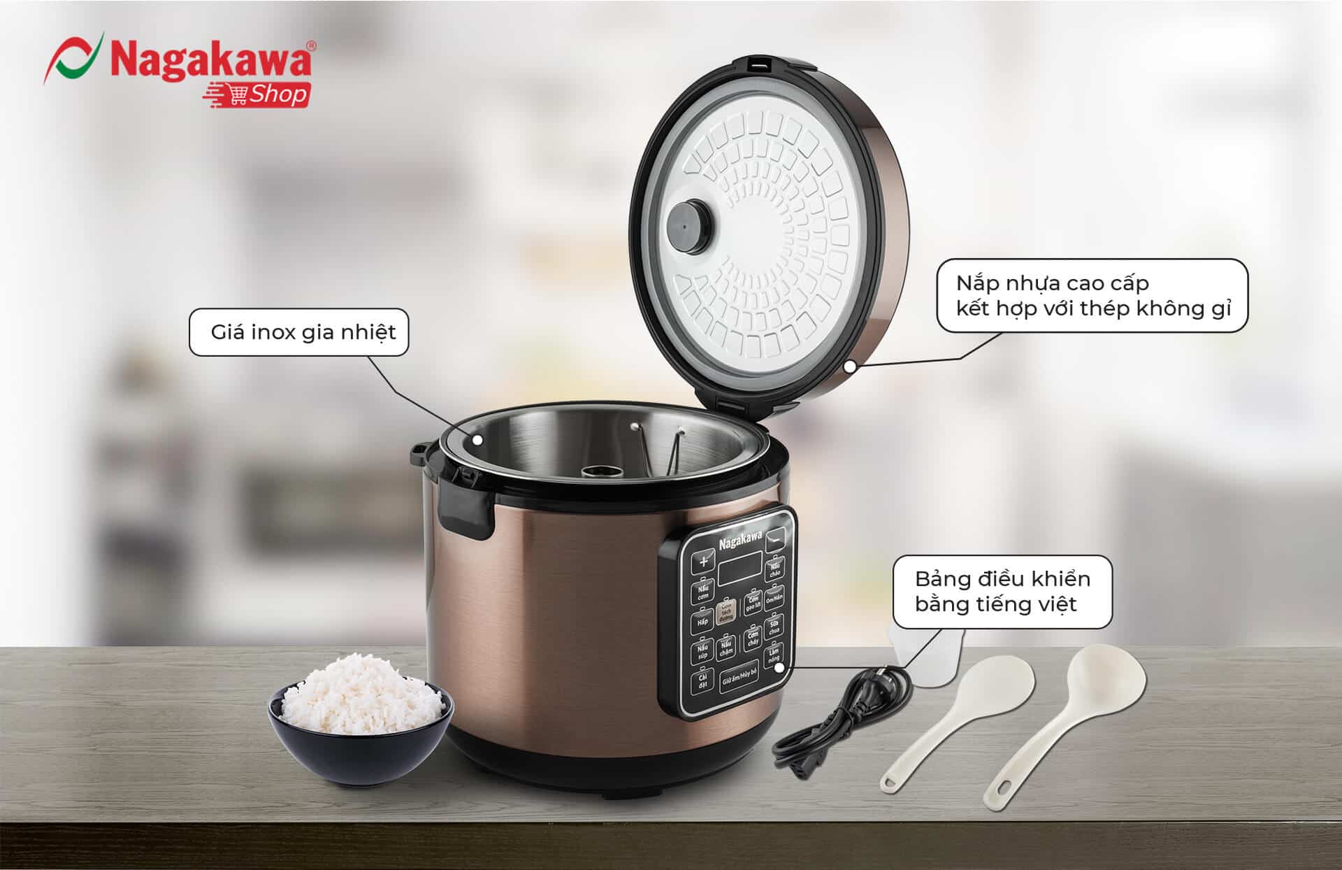 Nồi cơm tách đường Nagakawa