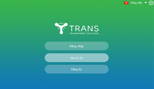 Ứng dụng Trans dạy học online miễn phí