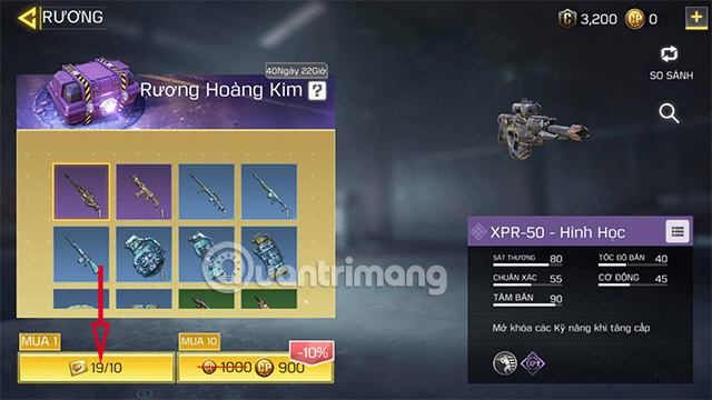 đổi vé cod mobile