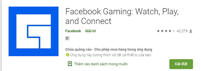 Facebook Gaming Android