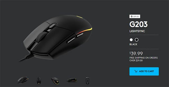 Logitech G203