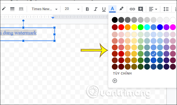 Cách chèn watermark trong Google Docs - Ảnh minh hoạ 2