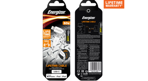 Cáp USB-C to Lightning Energizer