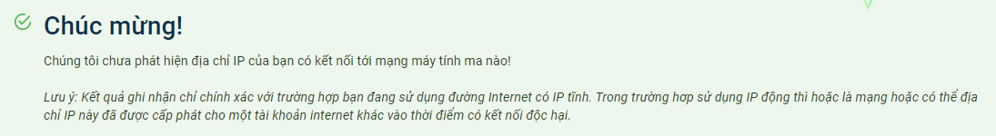 Kiểm tra địa chỉ IP