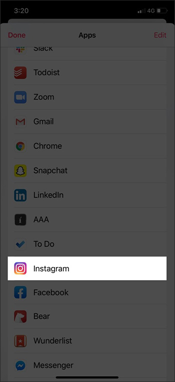 Chọn Instagram