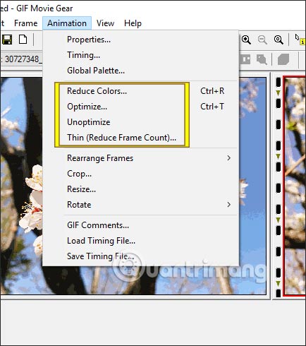 Chỉnh ảnh động