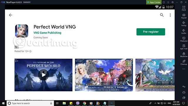 perfect world vng pc
