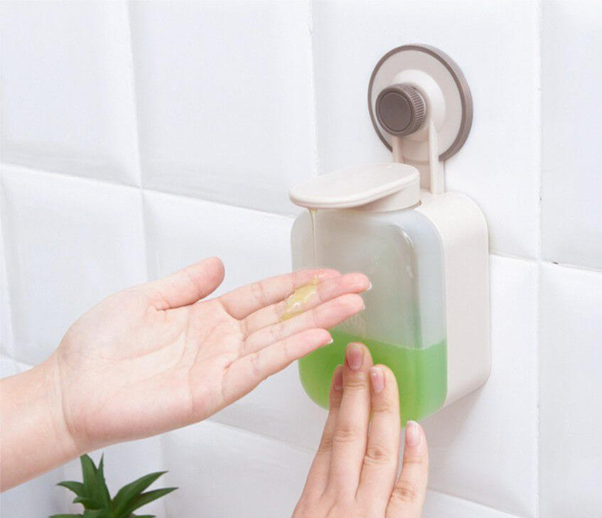 Vì sao nên sử dụng hộp đựng xà phòng, nước rửa tay gắn tường?