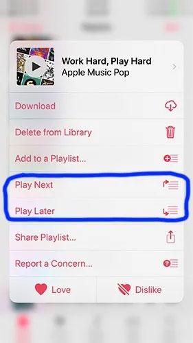Dùng 3D Touch hoặc nhấn và giữ lâu để có thêm tùy chọn