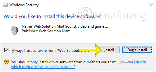 Cài đặt phần mềm hỗ trợ 