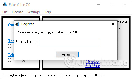 Nhập địa chỉ email 
