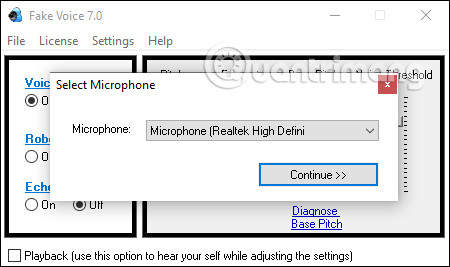 Thiết bị thu âm giọng nói 