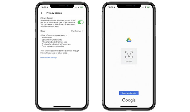 Tính năng Privacy Screen