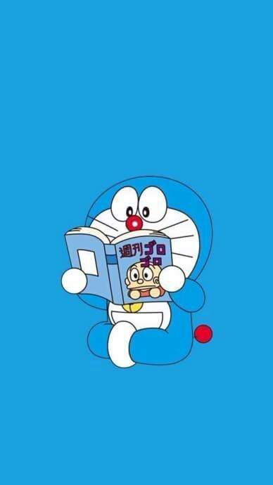 H nh nn Doraemon  p cho m y t nh v  in thoi 