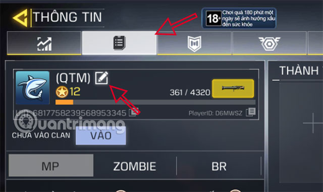 doi ten nv cod mobile