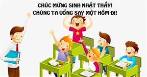 Truyện cười: Thầy giáo hóa học mượn rượu vào đề