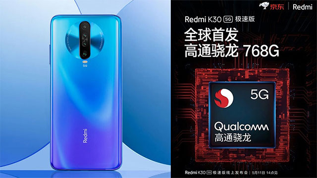 Redmi K30 là smartphone đầu tiên sử dụng Snapdragon 5G