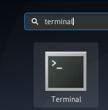 Mở Terminal Debian