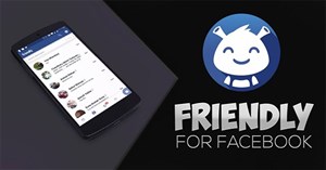 Cách dùng Friendly for Facebook gộp Facebook với Messenger