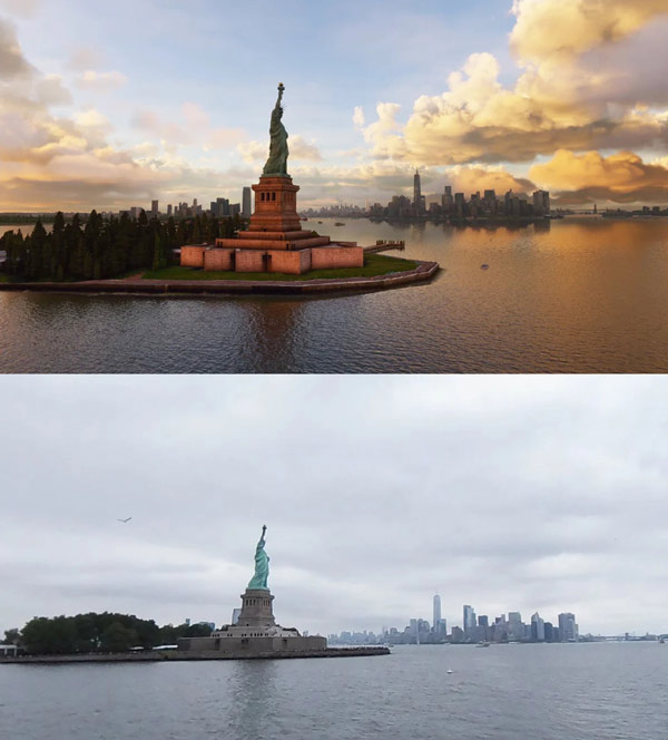 Tượng Nữ thần Tự do, New York, Mỹ.