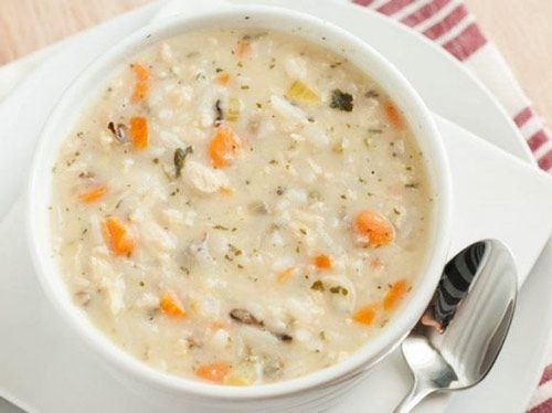 Cháo yến mạch cà rốt thịt băm