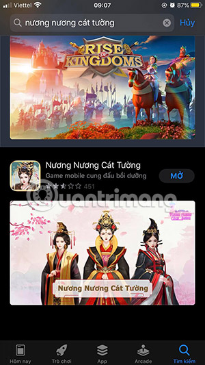Cách tải và chơi Hoàng Hậu Cát Tường trên iPhone Nuong-Nuong-Cat-Tuong-1