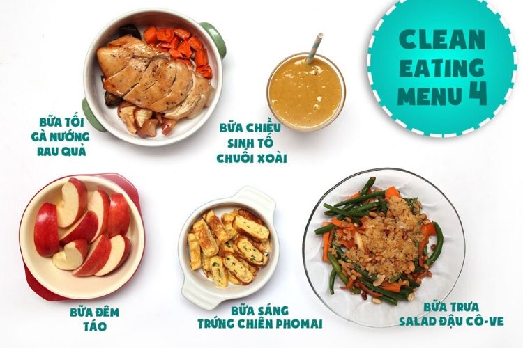 Thực đơn Eat Clean "siêu tốc" đánh bay mỡ bụng