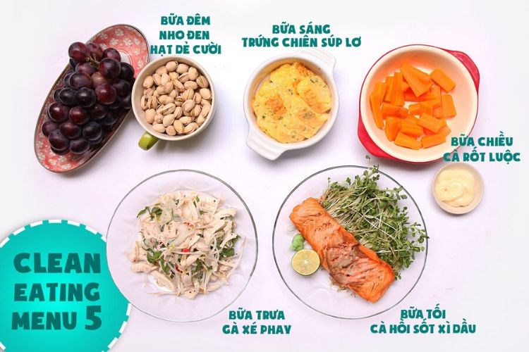 Thực đơn Eat Clean đơn giản, dễ làm