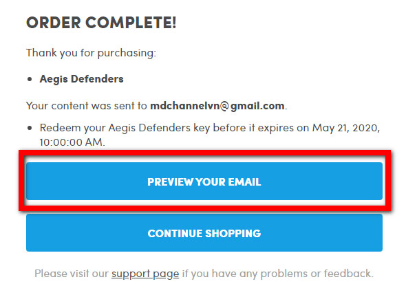 Preview your Email