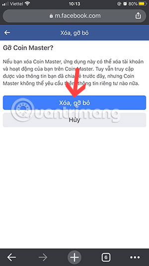Cách đăng xuất Coin Master trên Android, iOS