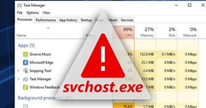 Cách khắc phục lỗi Svchost.exe sử dụng nhiều CPU vĩnh viễn