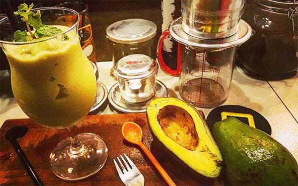 Sinh tô bơ cà phê 