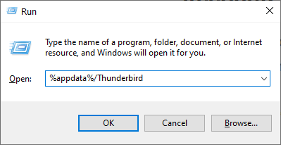 Cách sao lưu profile/email Thunderbird trong Windows