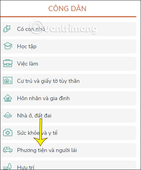 Phương tiện đi lại
