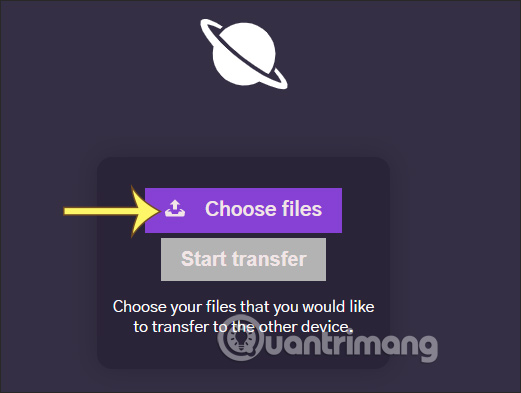 Chọn file muốn gửi