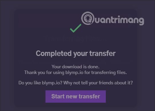 Chuyển file thành công