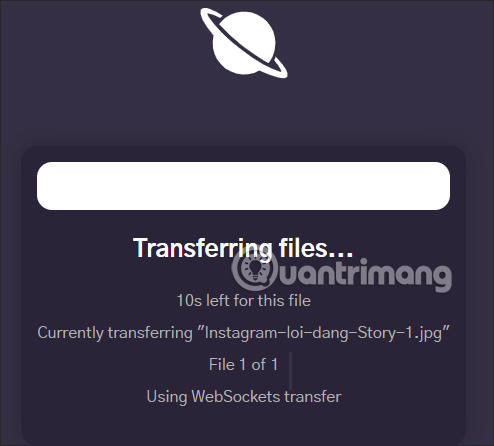 Thực hiện chuyển file