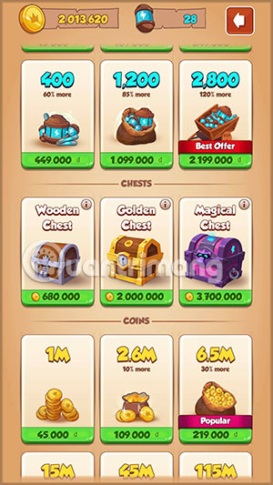 meo choi coin master