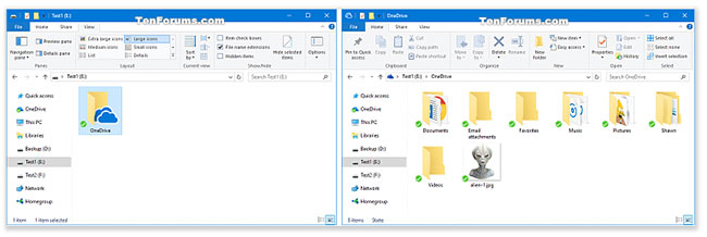 Thư mục OneDrive của bạn hiện đang ở vị trí mới