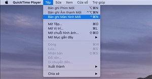 Cách quay màn hình MacBook bằng QuickTime