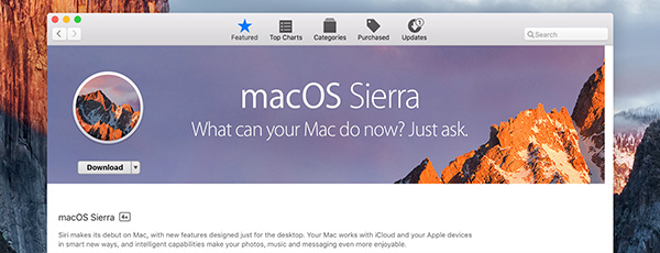 Hệ điều hành macOS Sierra
