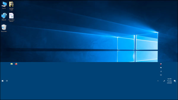 Nhả nút chuột và Taskbar sẽ giữ nguyên kích thước