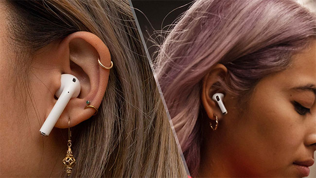 AirPods Pro có các tính năng điều khiển trên thiết bị tiên tiến hơn so với AirPods 2 và AirPods cũ