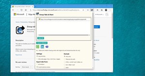 Cách chia sẻ nhóm tab trên Microsoft Edge