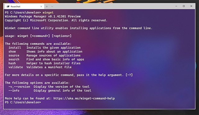 Windows Package Manager