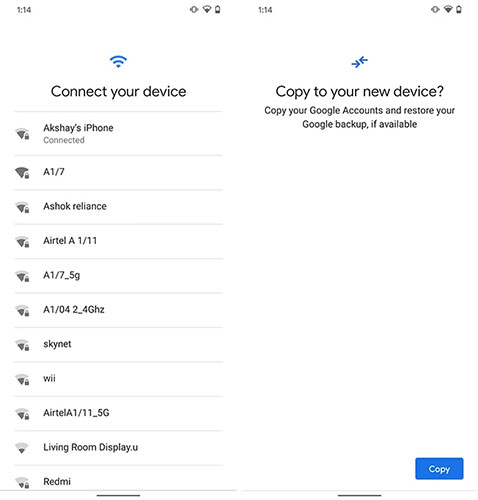 Chọn một mạng WiFi