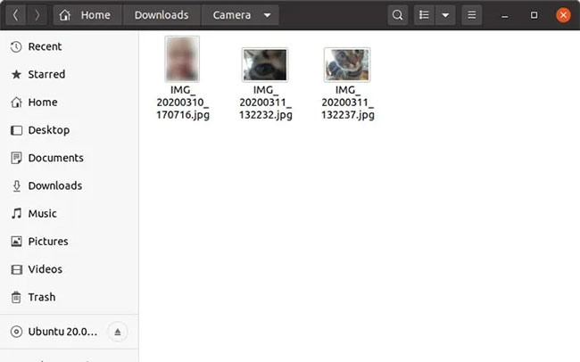 Giải nén file zip để truy cập các file