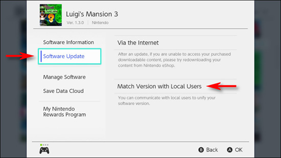 Tính năng chia sẻ mới của Nintendo Switch