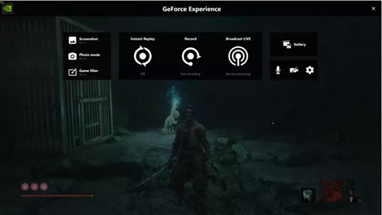 Chức năng quay màn hình trong GeForce Experience